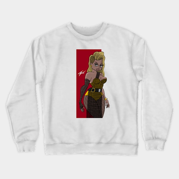 Black Canary Crewneck Sweatshirt by Tuckerjoneson13